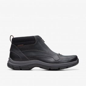 Clarks Outlet Walpath Zip Black Leather Black Leather 261745657065