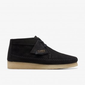 Clarks Outlet Weaver Boot Black Suede Maple Suede 261692367120