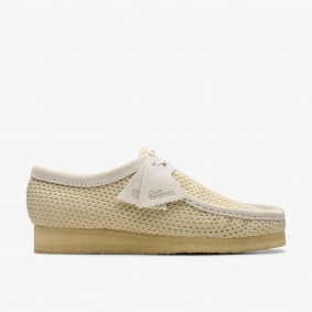 Wallabee Off White Mesh Clarks Outlet Off White Mesh 261758497085