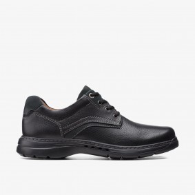 Clarks Outlet Brawley Pace Black Leather Black Leather 261517819100