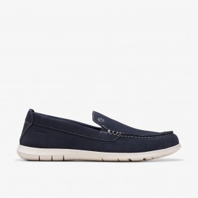 Clarks Outlet Flexway Step Navy Suede Navy Suede 261769557110