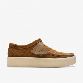 Clarks Outlet Wallabee Cup Tan Cord Black Nubuck 261740407120