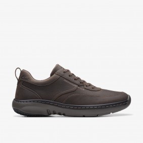 Clarks Pro Lace Dark Brown Tumbled