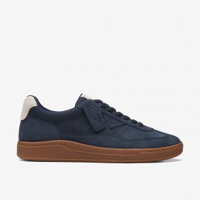 Clarks Outlet Craft Rally Ace Navy Rust Suede 261703027100