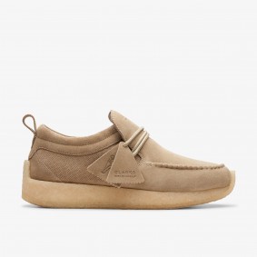 Clarks Outlet 8th St Maycliffe Dark Sand Suede Light Sand 261733717055