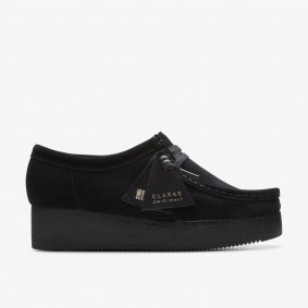 Clarks Outlet Wallacraft Bee Black Suede Maple Suede 261734974065
