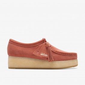Clarks Outlet Wallacraft Bee Terracotta Suede Maple Suede 261756354035