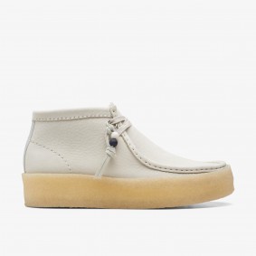 Wallabee Cup Boot White Nubuck Clarks Outlet White Nubuck 261689884030