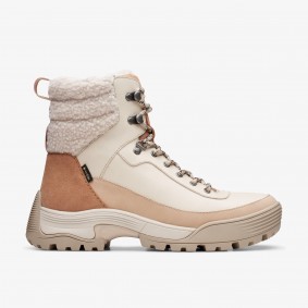 Clarks Outlet ATL Hike Top GORE-TEX Ivory Warmlined Combination Ivory Warmlined Combination 261738234065