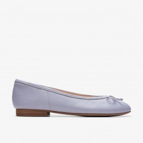 Clarks Outlet FAWNA LILY Lilac Leather Black Leather 261763755055