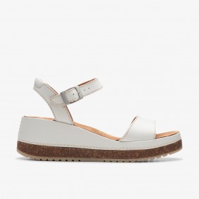 Clarks Outlet Kassanda Lily Off White Leather Off White Leather 261778084045
