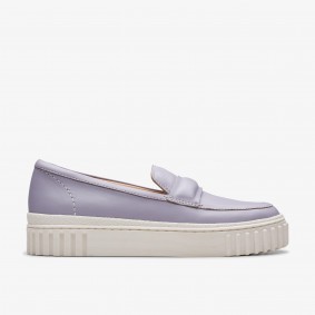 Clarks Outlet Mayhill Cove Lilac Leather Yellow Leather 261764334040