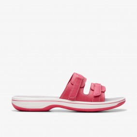 Clarks Outlet Breeze Piper Bright Pink Combination Black 261772174095