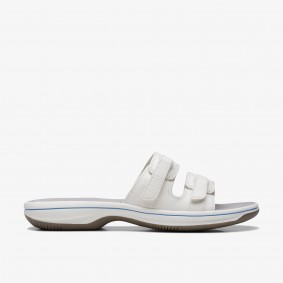 Clarks Outlet Breeze Piper White Black 261713524055