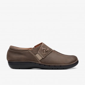 Clarks Outlet Un Loop Ave Taupe Dark Tan 261686714070