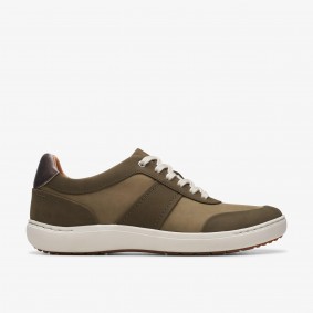 Clarks Outlet Nalle Fern Olive Combination Navy Combination 261743765035