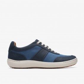 Clarks Outlet Nalle Fern Navy Combination Navy Combination 261743774085